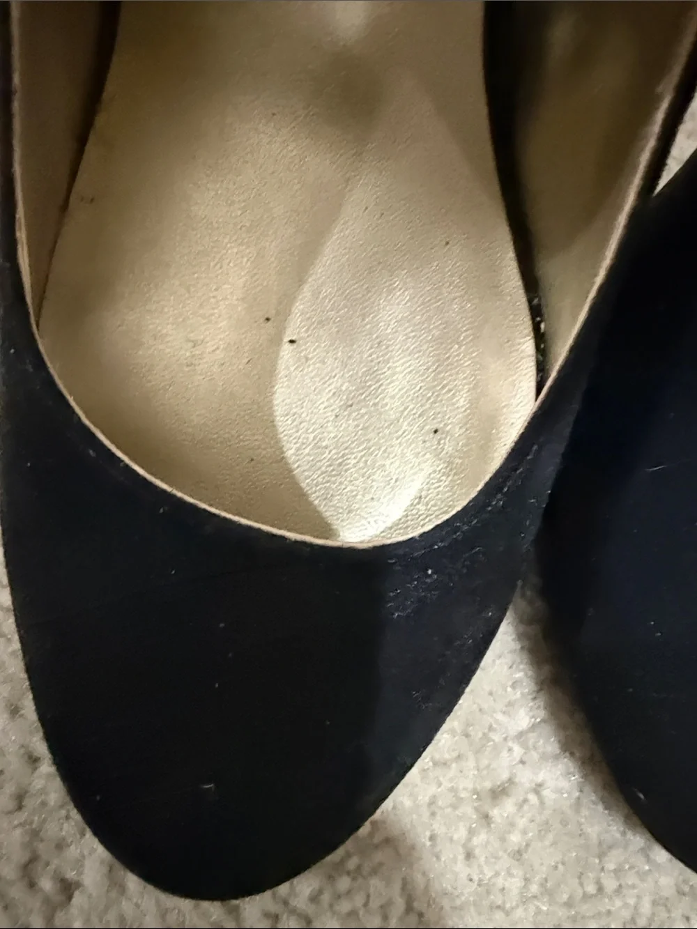 Guess Black Suede Cross-Strap Pointed Heel